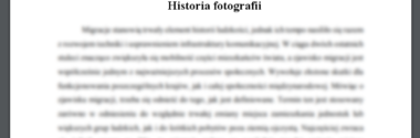 Esej: Historia fotografii